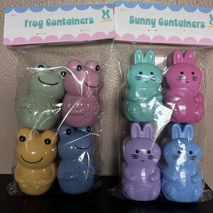 Frog and Bunny Containers Set